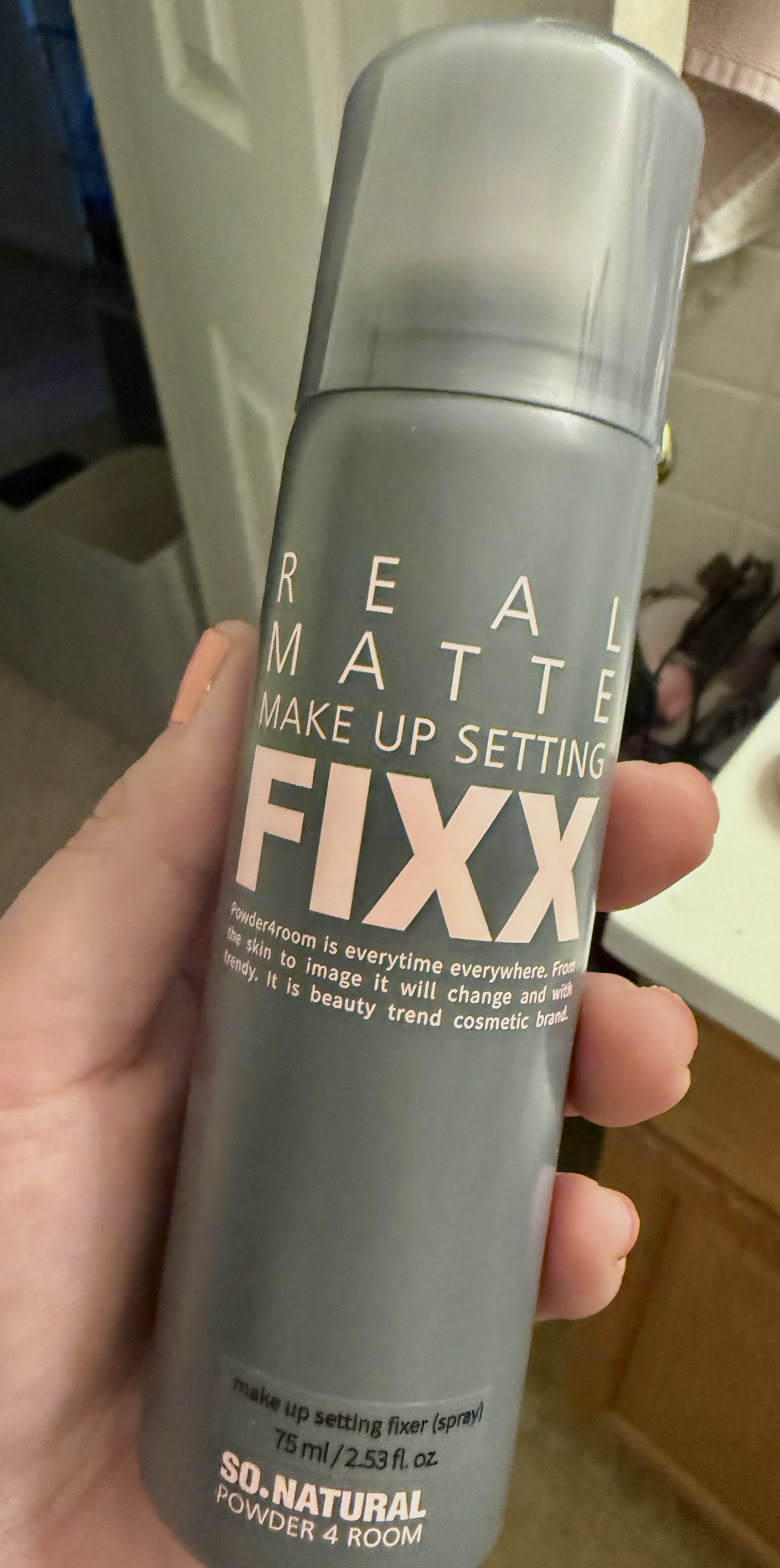 sonatural Powder4room Real Matte Make Up Setting Fixx 2.53 fl. oz