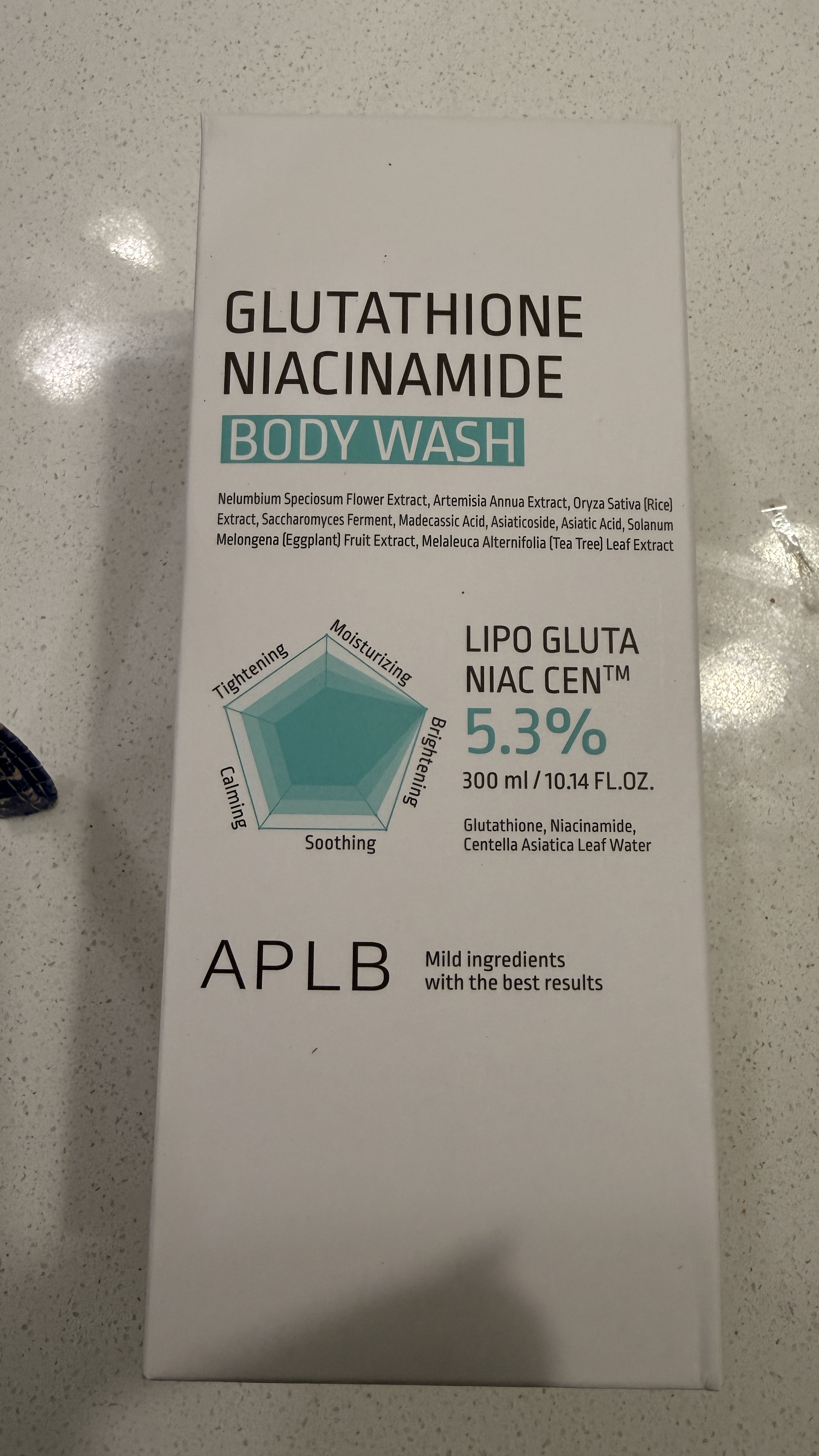 APLB Glutathione Niacinamide Body Wash 10.14 fl. oz.(300ml)
