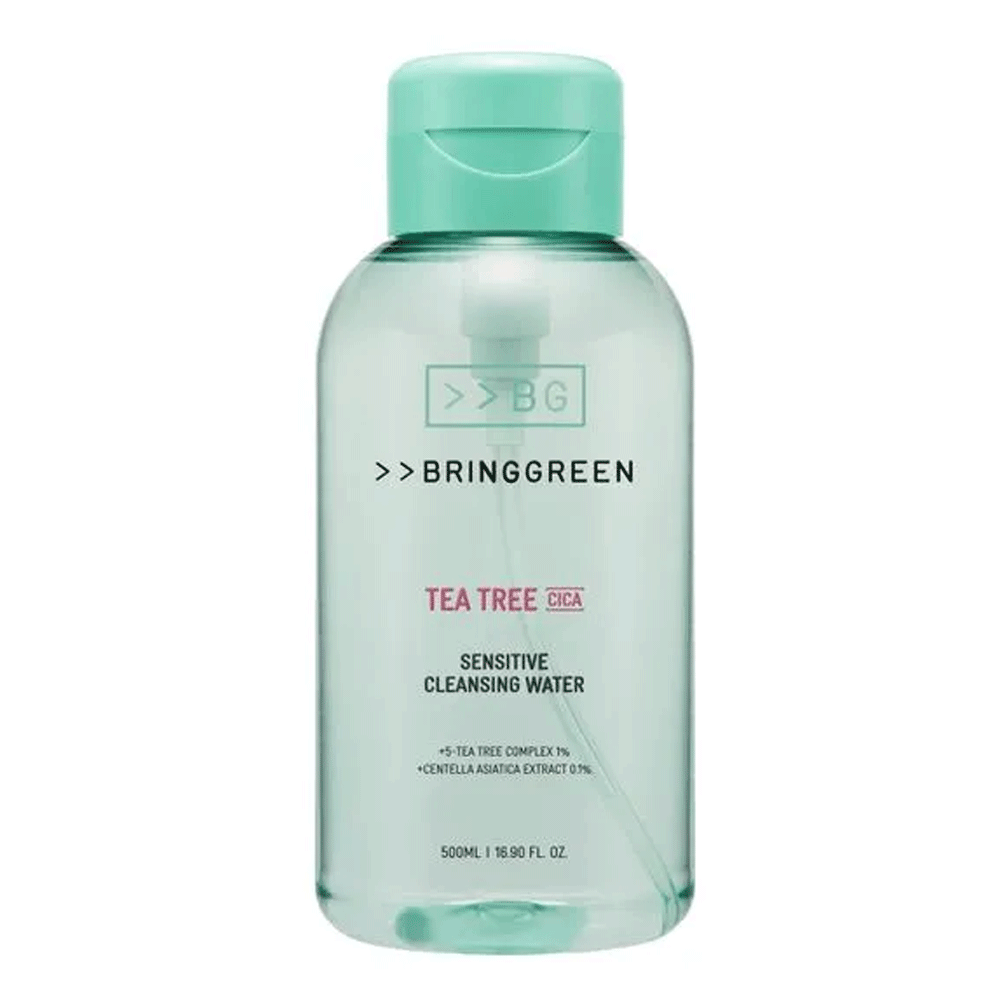 BRING GREEN Tea Tree Cica Sensitive Cleansing Water 16.90 fl. oz